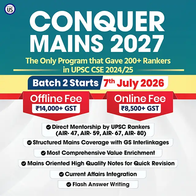 Conquer Mains 2027 BATCH 2 (ONLINE)