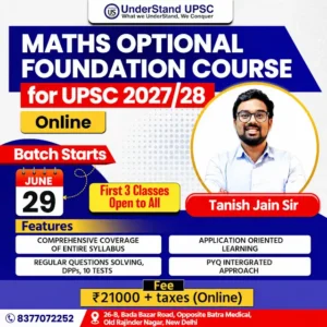 Maths Optional Foundation (ONLINE)