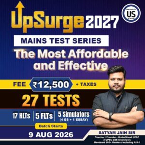 UpSurge Mains Test Series 2027